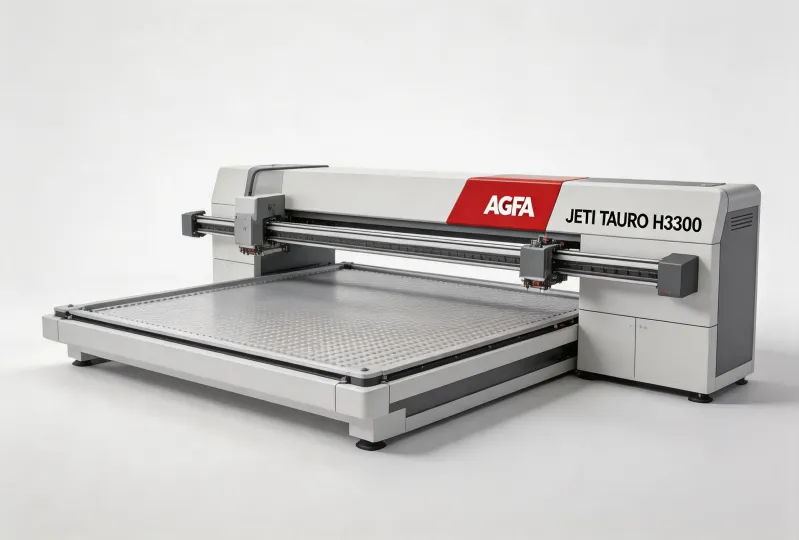 Agfa Jeti Tauro H3300 LED UV flatbed printer